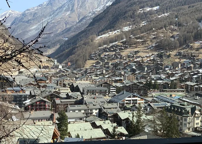 Triftbach - View Over Zermatt