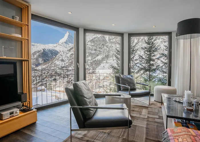 Mountain View Apartment In Zermatt - Denali