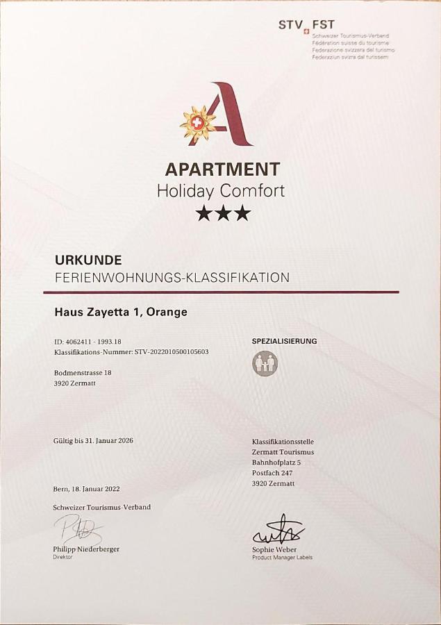 Apartment Zayetta Orange Cube Nr. 11a