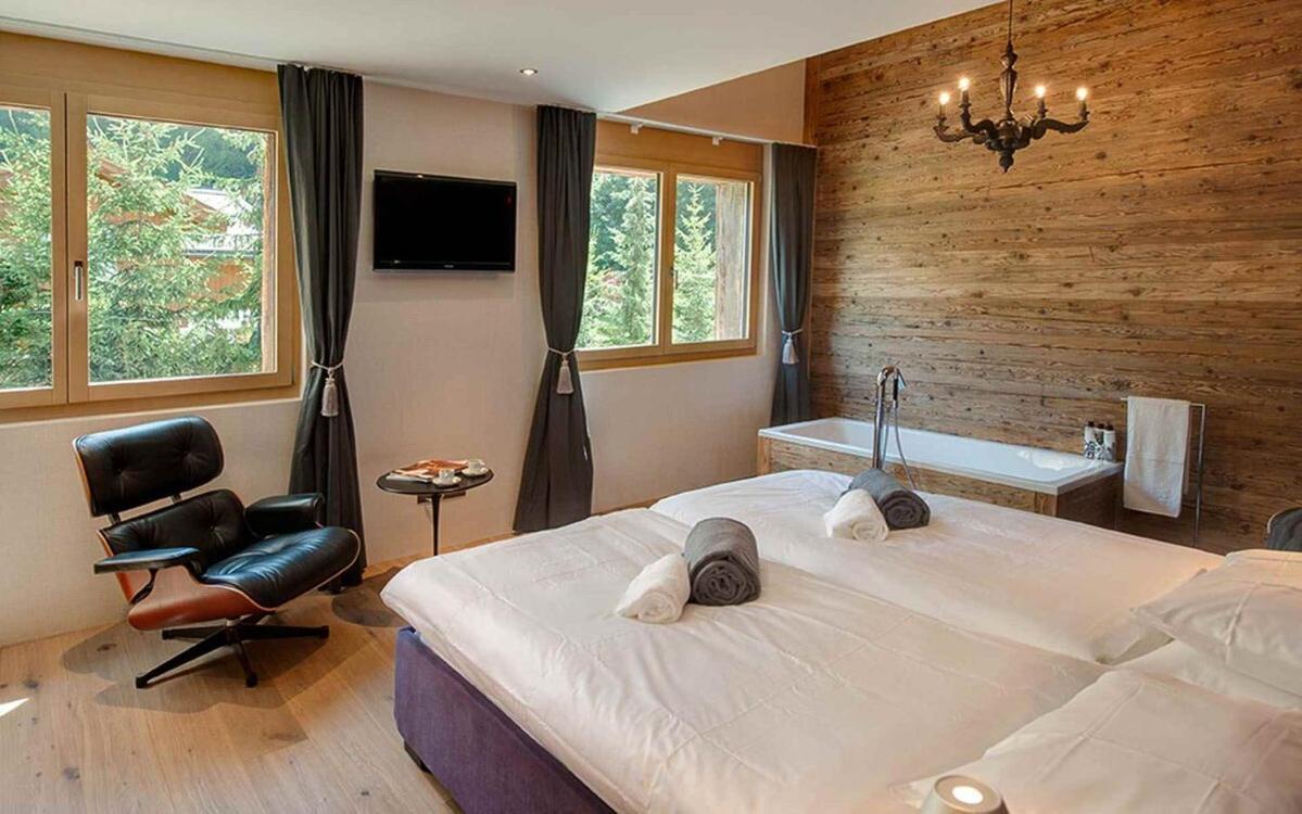 Twinkling Lights Of Penthouse Apartment Zermatt