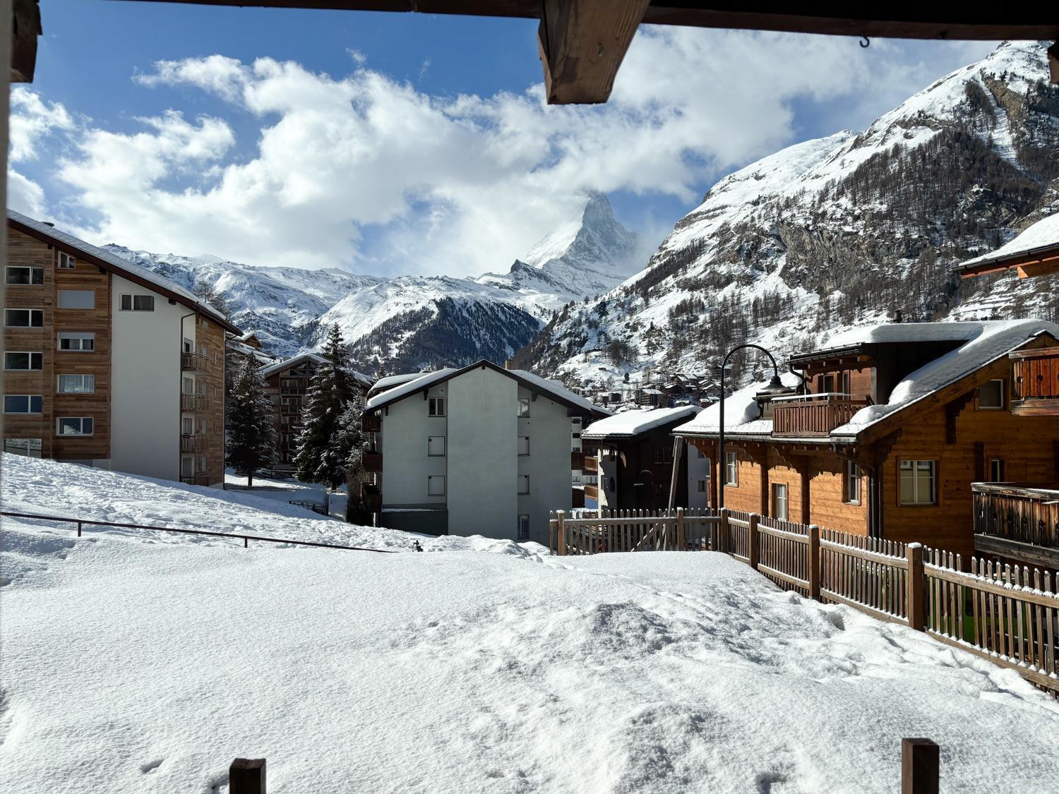 Flat With Magnificent Views Of The Matterhorn